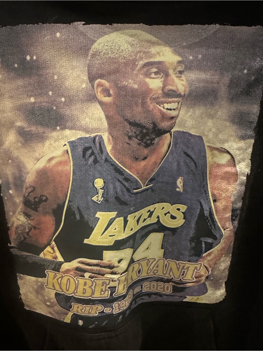 Delta Black Kobe Bryant Graphic Hoodie - Picture 2 of 5